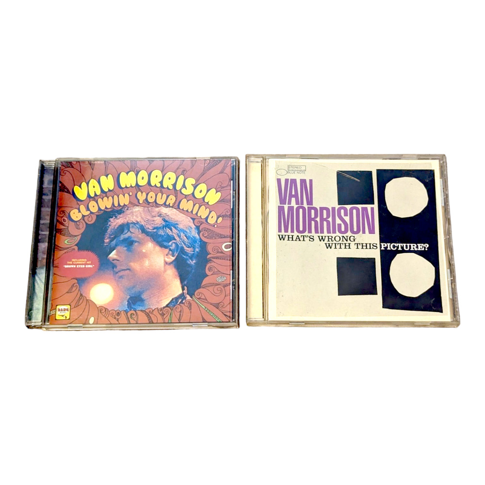 2 Van Morrison Rock Music CDs Blowin' Your Mind &‎ Whats Wrong with this Picture